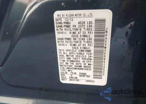 2013 Nissan Rogue S from USA, damaged, VIN JN8AS5MV6DW624930
